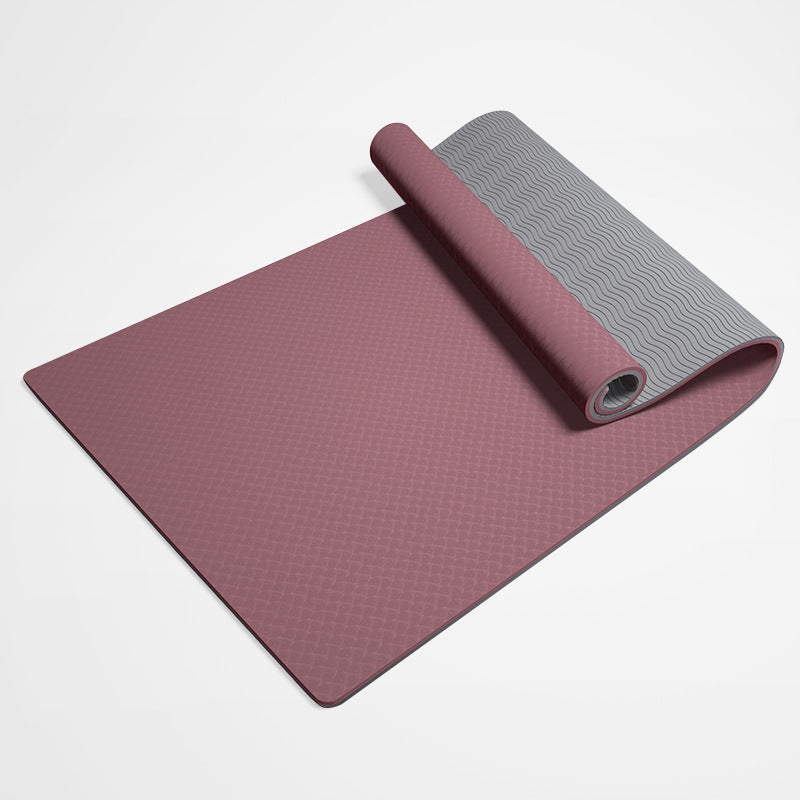 TPE Yoga Mat – Eco-Friendly, Non-Slip, Lightweight – Extra Thick for Comfort – Perfect for Yoga, Pilates, and Workouts