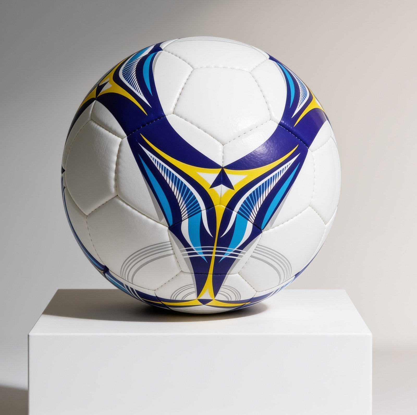 EverGlide Super Match Soccer Ball – Size 5 Hand Stitched PU Football - Image 2